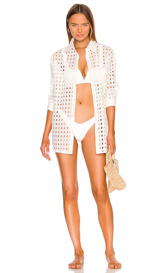 The Oxford Tunic in Marshmallow | Revolve Clothing (Global)