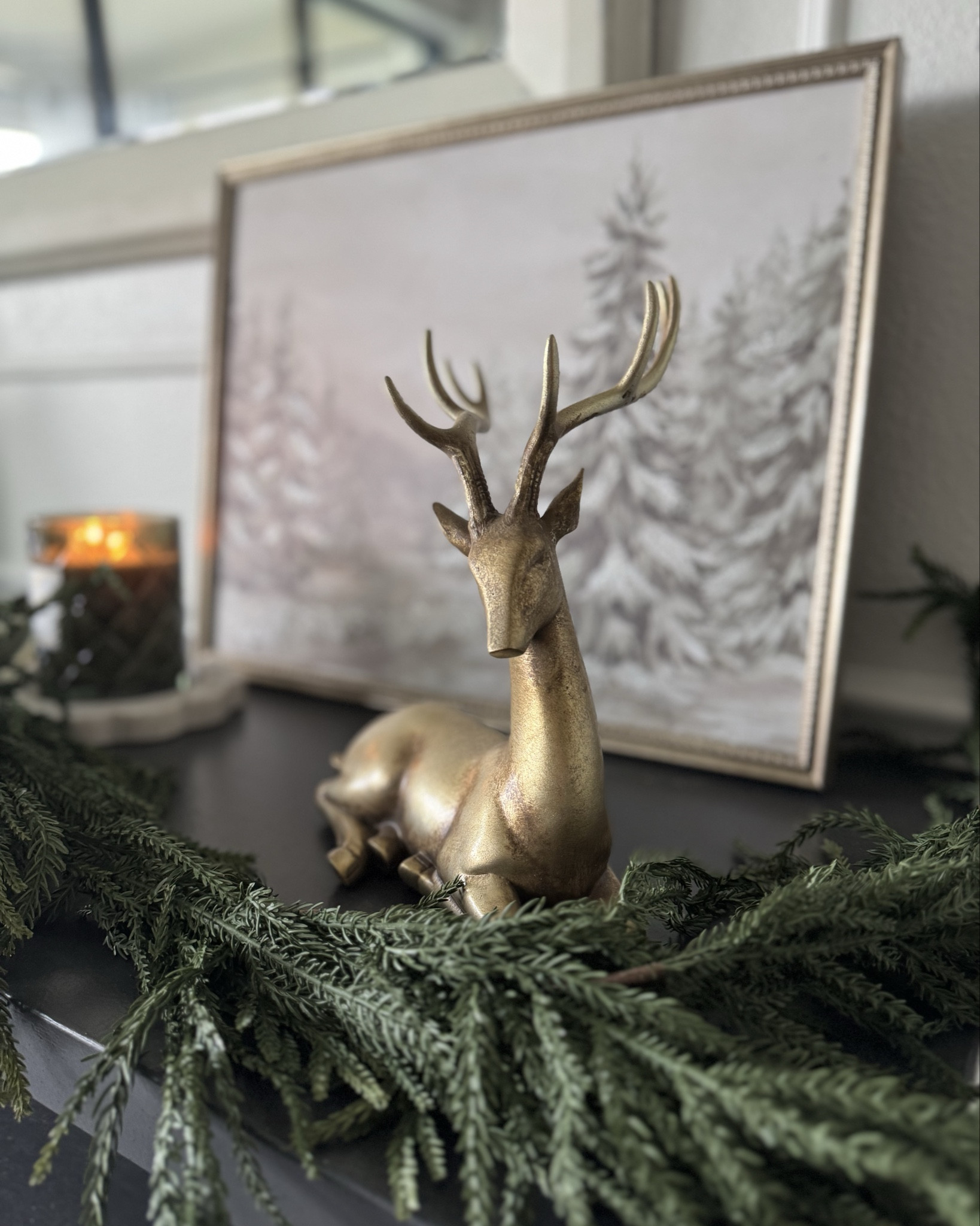 My Texas House Christmas finds! 

Sitting Deer Christmas Tabletop Decoration, Gold, 11", by My Texas House

My Texas House Balsam Fir Scented 2 Wick 15oz (423.9 g) Jar Candle

My Texas House 9ft Natural Feel Norfolk Artificial Christmas Garland, Non-lit, Green, Soft

#LTKSeasonal #LTKHome