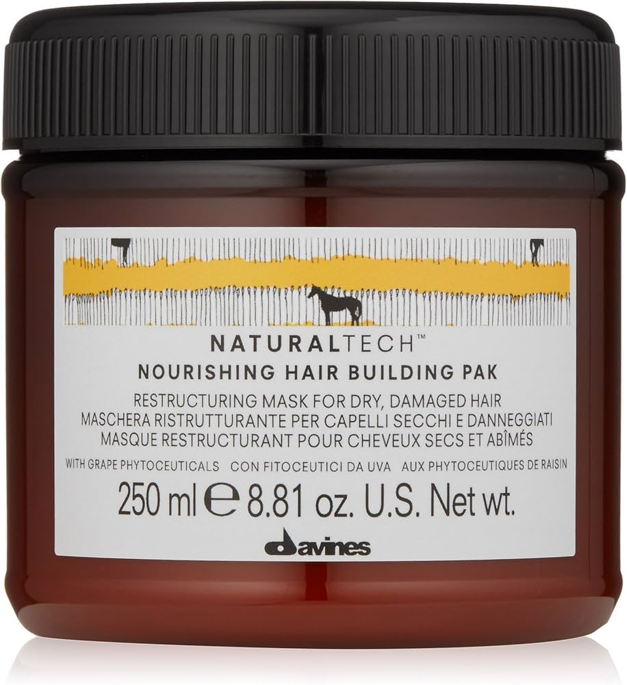 Davines Bâtiment Naturaltech Nourrissant Pak De Cheveux 250 Ml , (Lot 1) | Amazon (FR)