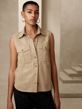 Double Pocket Shirt | Banana Republic Factory