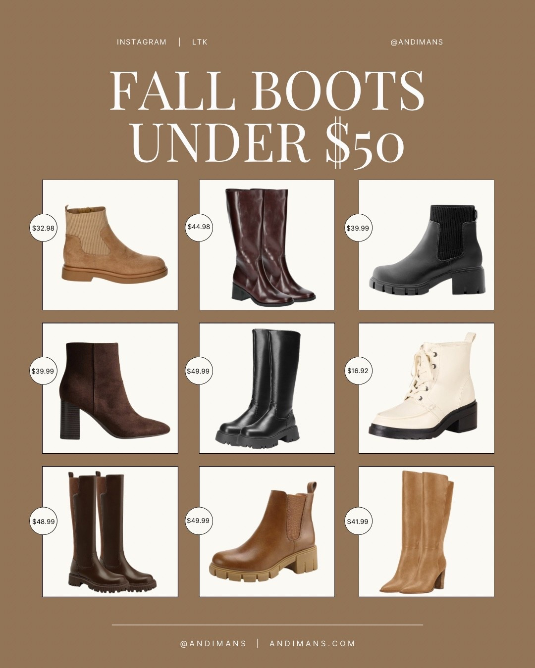 Fall boot finds under $50!

#LTKShoeCrush #LTKStyleTip #LTKFindsUnder50