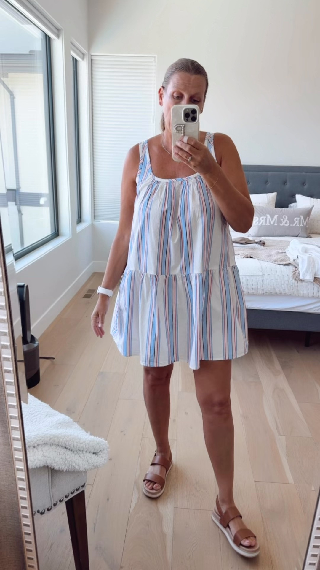 The perfect summer dress

So lightweight, airy for those hot days, the color combo is so good 
Wearing a M fits a bit oversized

Summer dress, date night outfit, old navy outfit, effortless look, vacation outfit

#LTKsummer #LTKdresses #LTKover50style