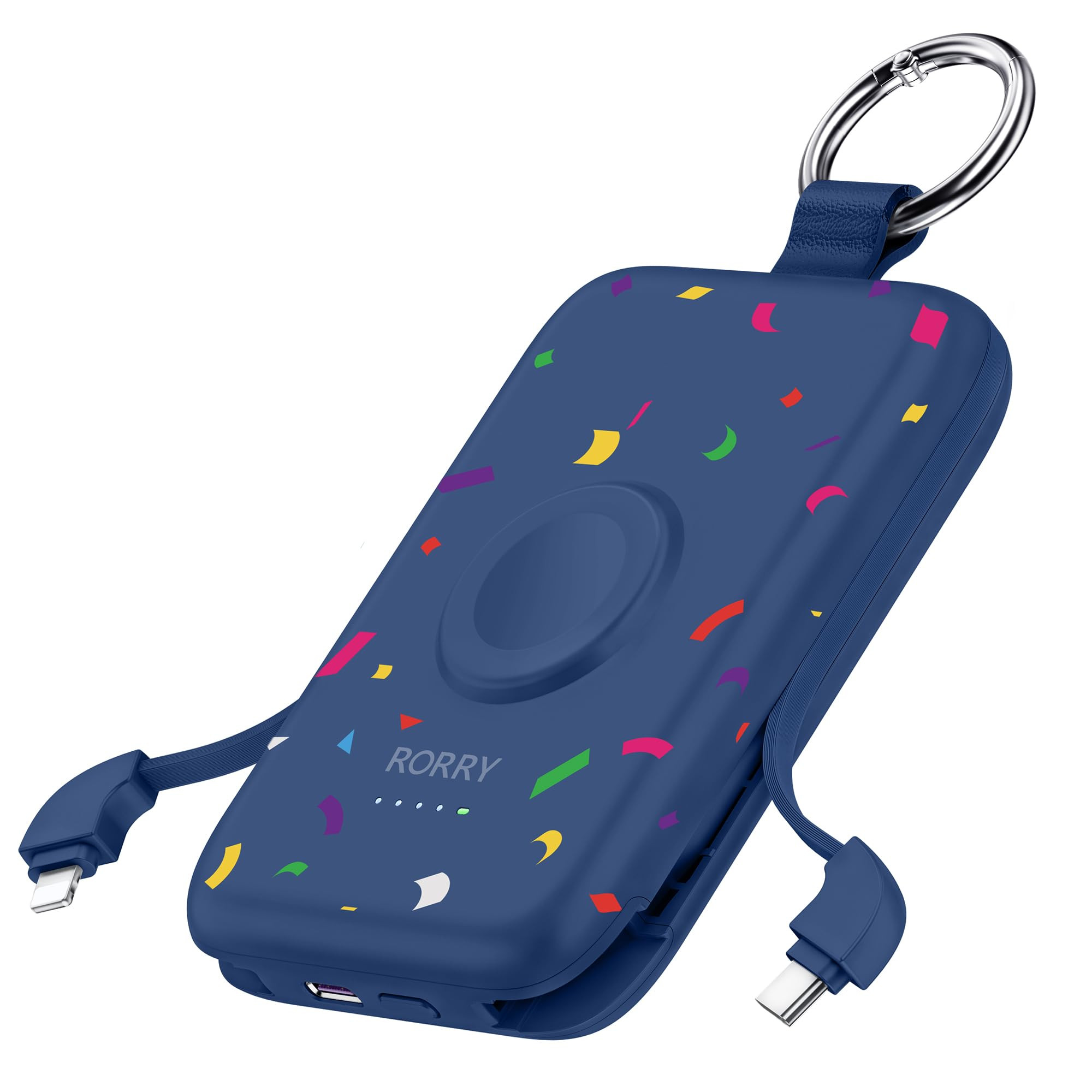 RORRY Portable Charger, 10000mAh PD 20W Fast Charging Portable Charger Power Bank with Built in C... | Amazon (US)