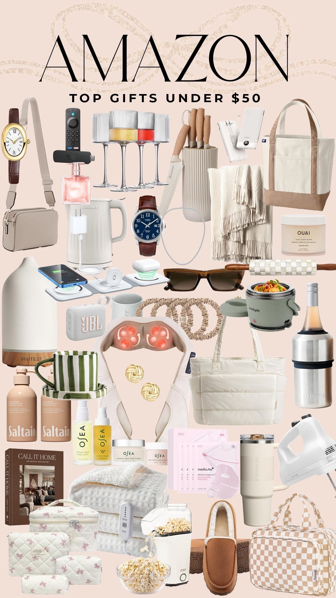 Amazon gifts for everyone on your list under $50!

#amazongifts

Amazon gifts. Amazon holiday gifts. Amazon gifts for everyone. Gifts under $50. Top gift ideas under $50  

#LTKSeasonal #LTKGiftGuide #LTKFindsUnder50