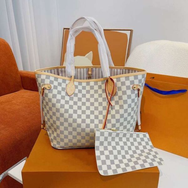 Evening Bags 2022 designer luxury shopping bag 2pcs set women's handbag with wallet leather fashi... | DHGate