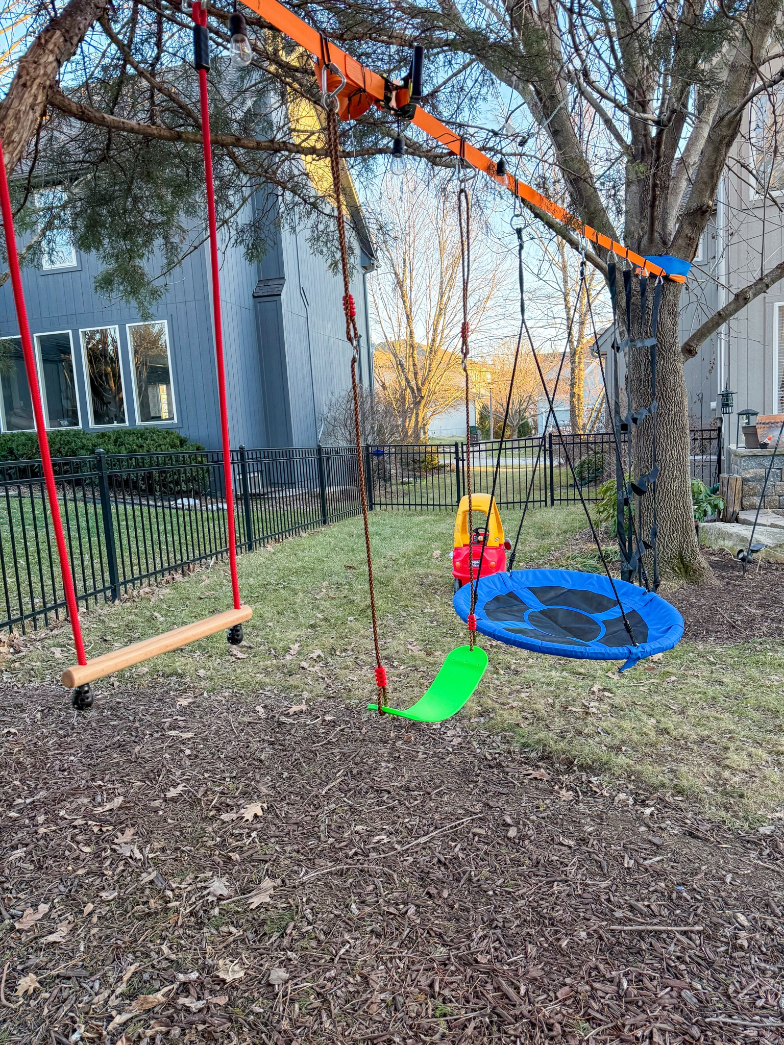 This tree swing line is the perfect way to add some fun to the backyard without going all in on a play set! It comes with tons of different attachments that the boys can grow into for years to come! 

#LTKActive #LTKFamily #LTKKids