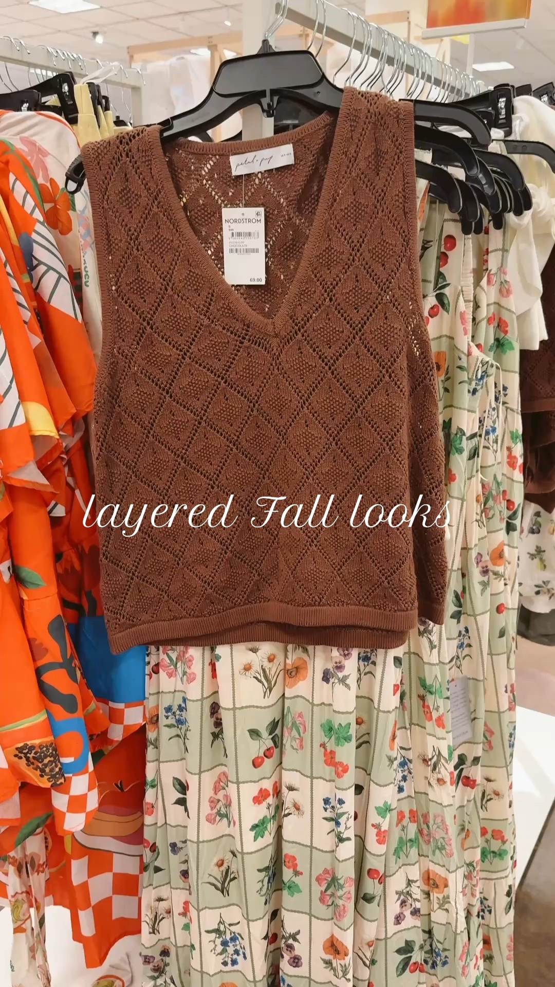 Sleeveless vests layered over maxi dress perfect for early fall. Love the brown tones with the floral dress pair with wrap sandals and booties 

#LTKWorkwear #LTKFindsUnder100 #LTKStyleTip