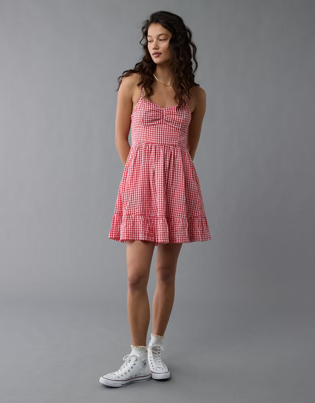 AE Catie Corset Mini Dress | American Eagle Outfitters (US & CA)
