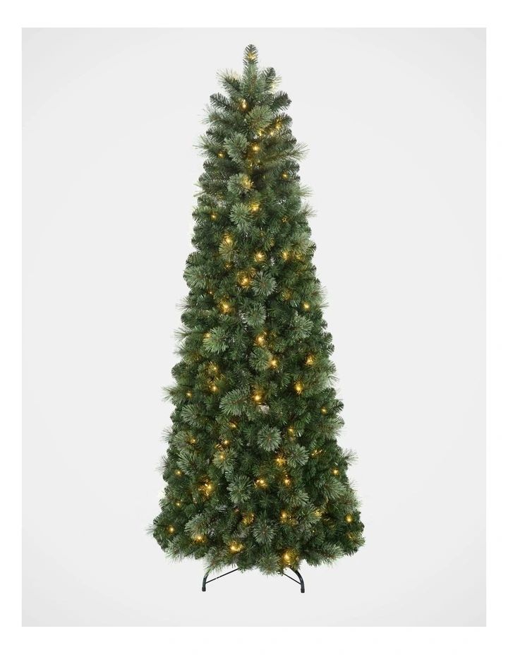 Aurora 210cm 200L Pre-lit Pop Up Christmas Tree 1010 tips in Green | Myer
