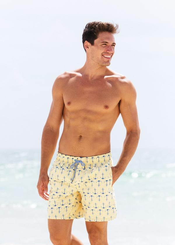 Sunny Anchors Swim Trunk | Cabana Life