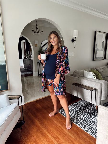 Soma pajamas are so soft and comfortable! Wearing size XL in everything except shorts, wearing XXL. All items are non-maternity but very bump friendly! 

#LTKbump #LTKstyletip #LTKcurves