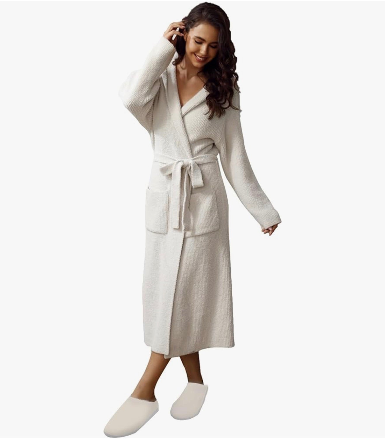 Winter robe. Barefoot dreams dupe. Barefoot dreams robe. Amazon finds. 

#LTKselfcare #LTKootd #LTKFindsUnder100