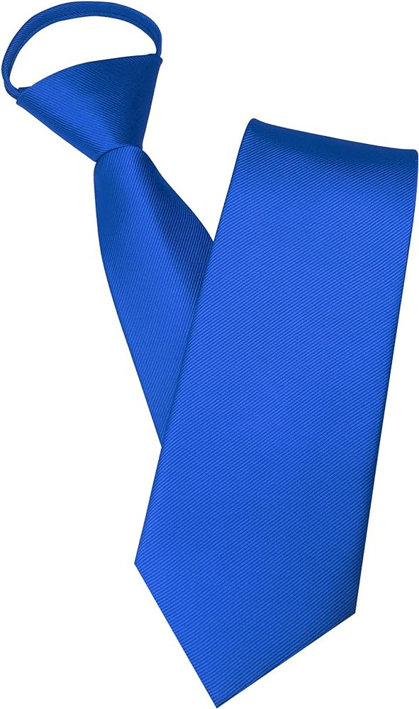 3.15“Solid Color Pre-tied Adjustable Necktie for Business and Wedding | Amazon (US)