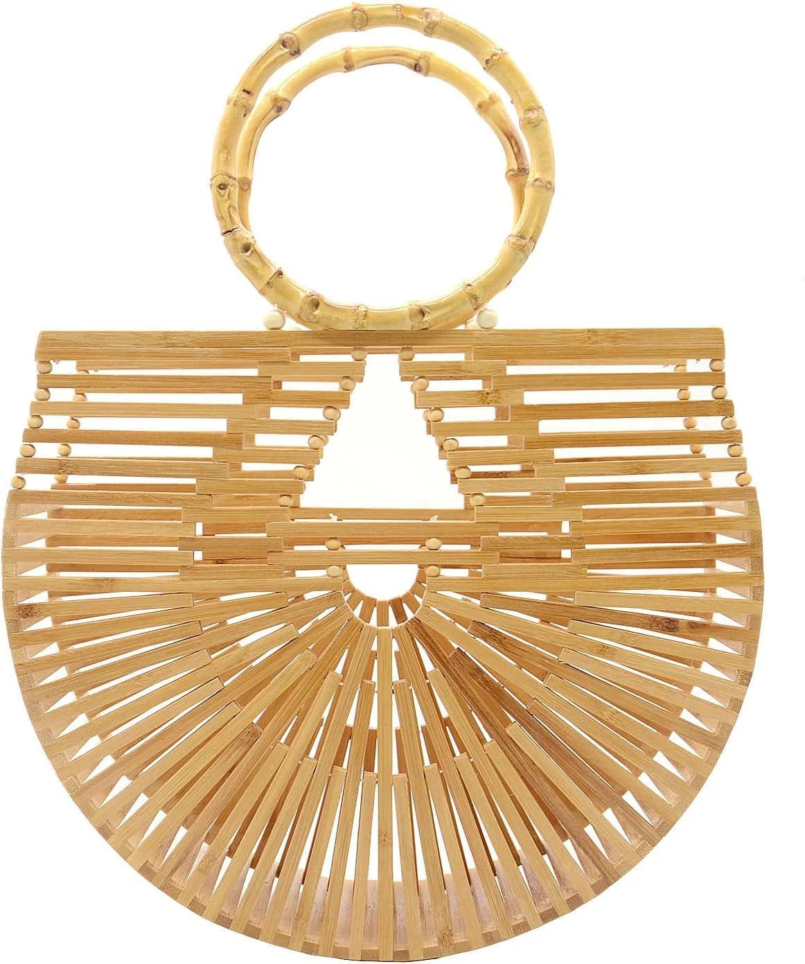 ShengRui Womens Bamboo Handbags Handmade Purses Tote Bag | Walmart (US)