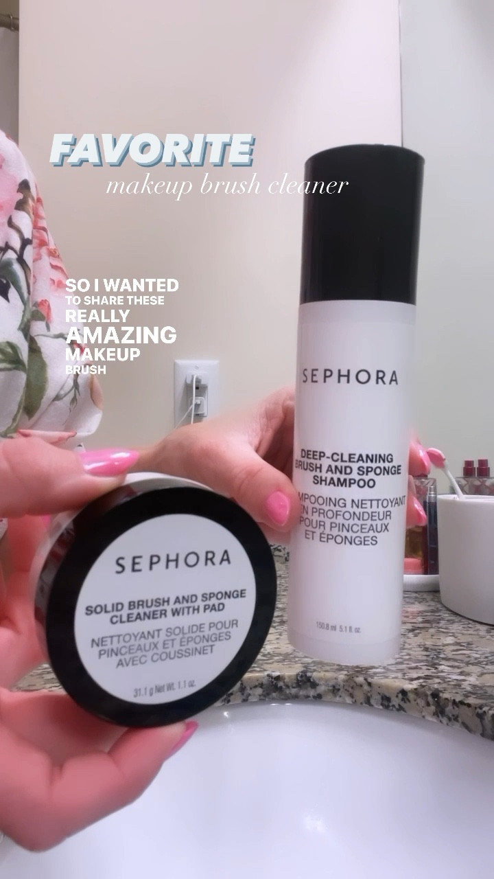 Makeup Brush Cleaner
Liquid vs solid. I used the liquid for years & then I switched to a solid. Both are great, I just think the solid lasts longer & you end up using less product. 
I love the little scrubber it comes with  to clean brushes. 






Sephora, beauty, beauty favorites, beauty recommendations, makeup brush cleaners, sponge cleaners, makeup tips, product comparison, beauty must haves, beauty review

#LTKFind #LTKunder50 #LTKbeauty