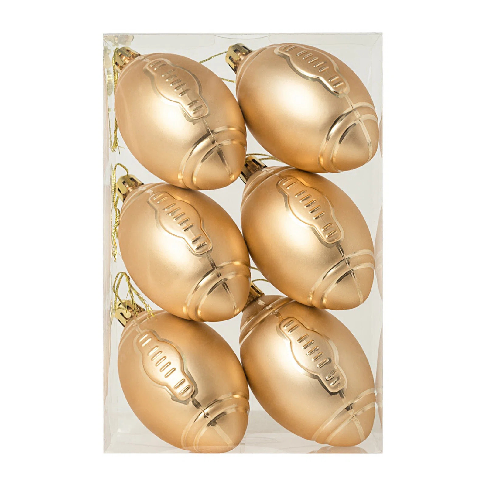 6Pcs Christmas Tree Balls Football Basketball Baseball Ornaments Xmas Tree Hanging Pendant Home P... | Wayfair North America