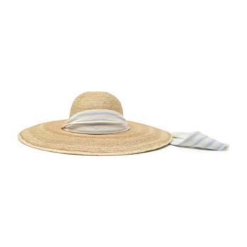 x Sunshine Tienda Women Sun Hat, Plaid & Stripes | Maisonette