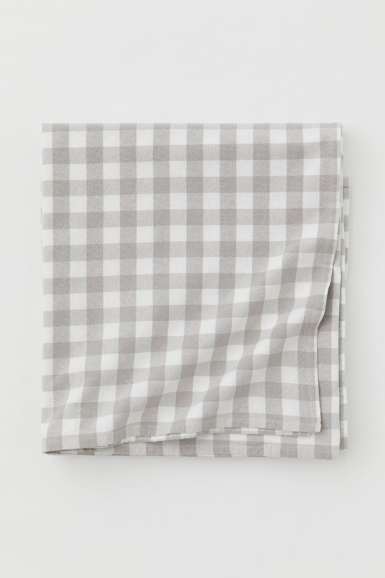 Checked Cotton Tablecloth | H&M (US + CA)