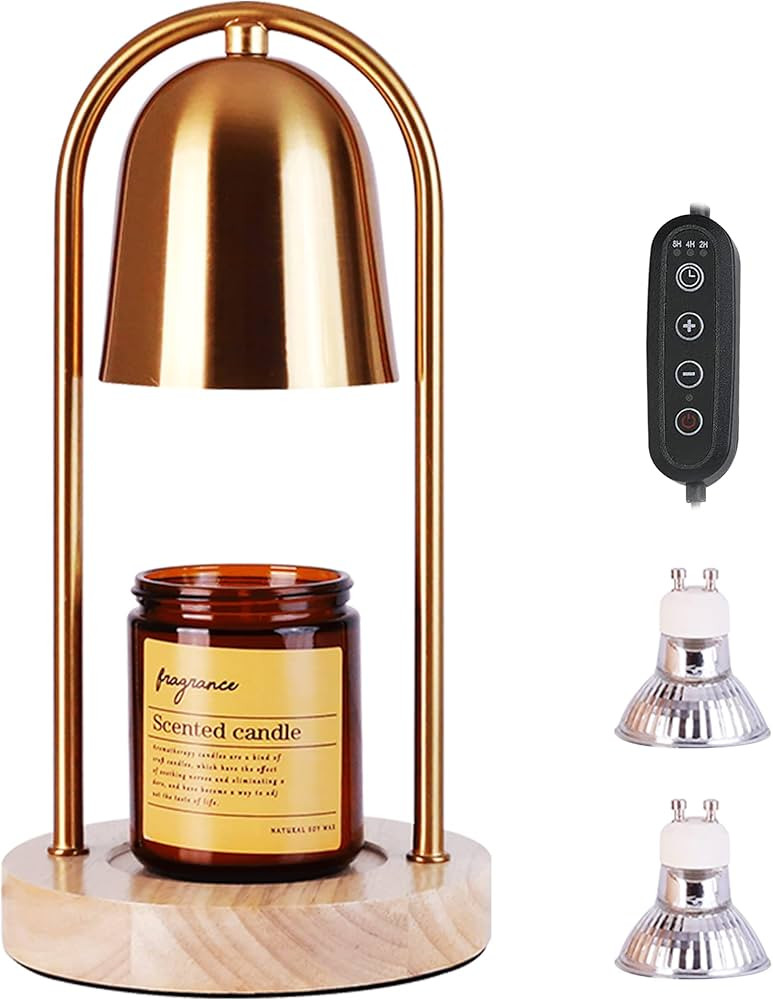 PUNNIO Candle Warmer Lamp with Timer, Heat and Brightness Adjustable Candle Lamp Warmer for Indoo... | Amazon (US)