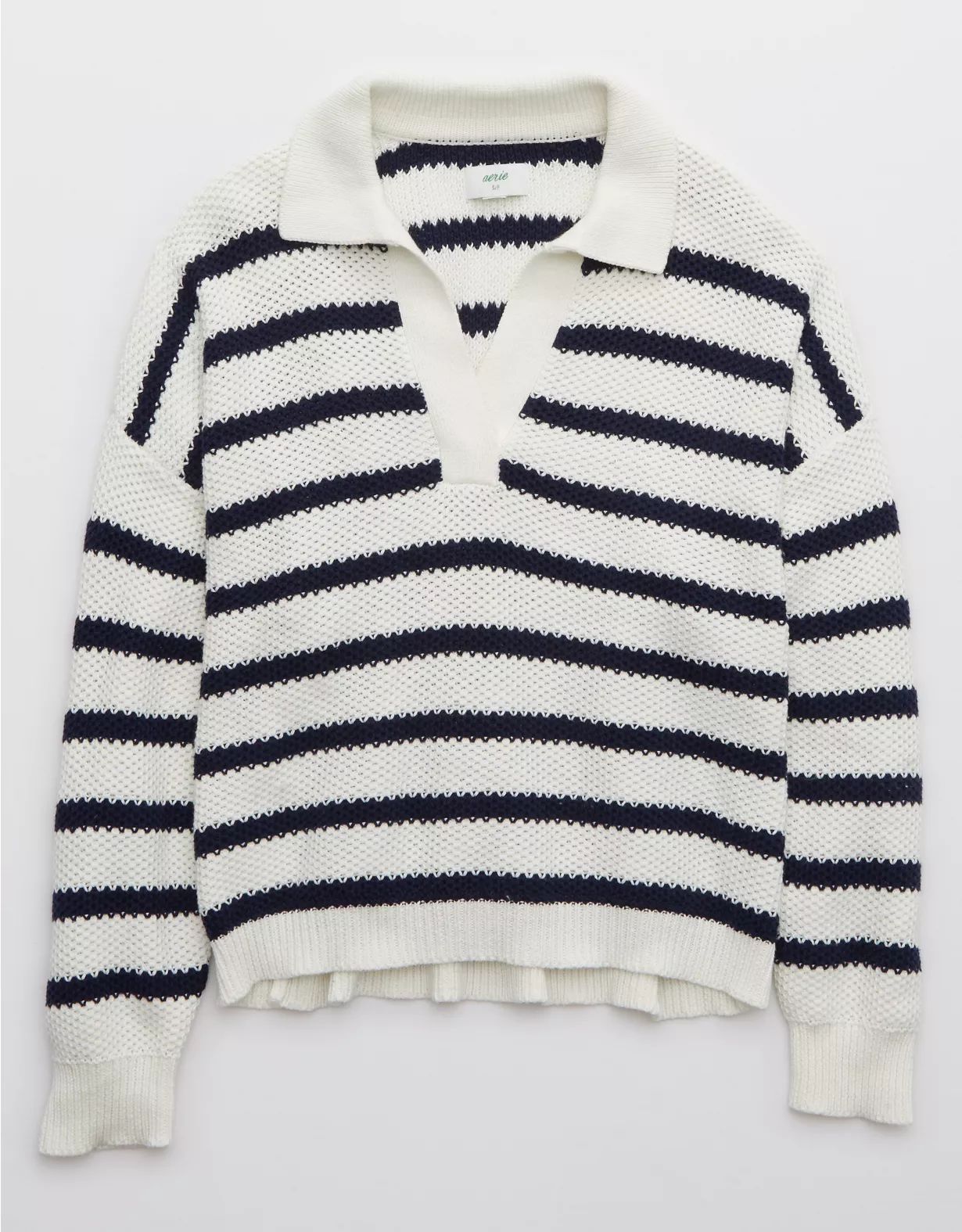 Aerie Ivy Polo Sweater | American Eagle Outfitters (US & CA)