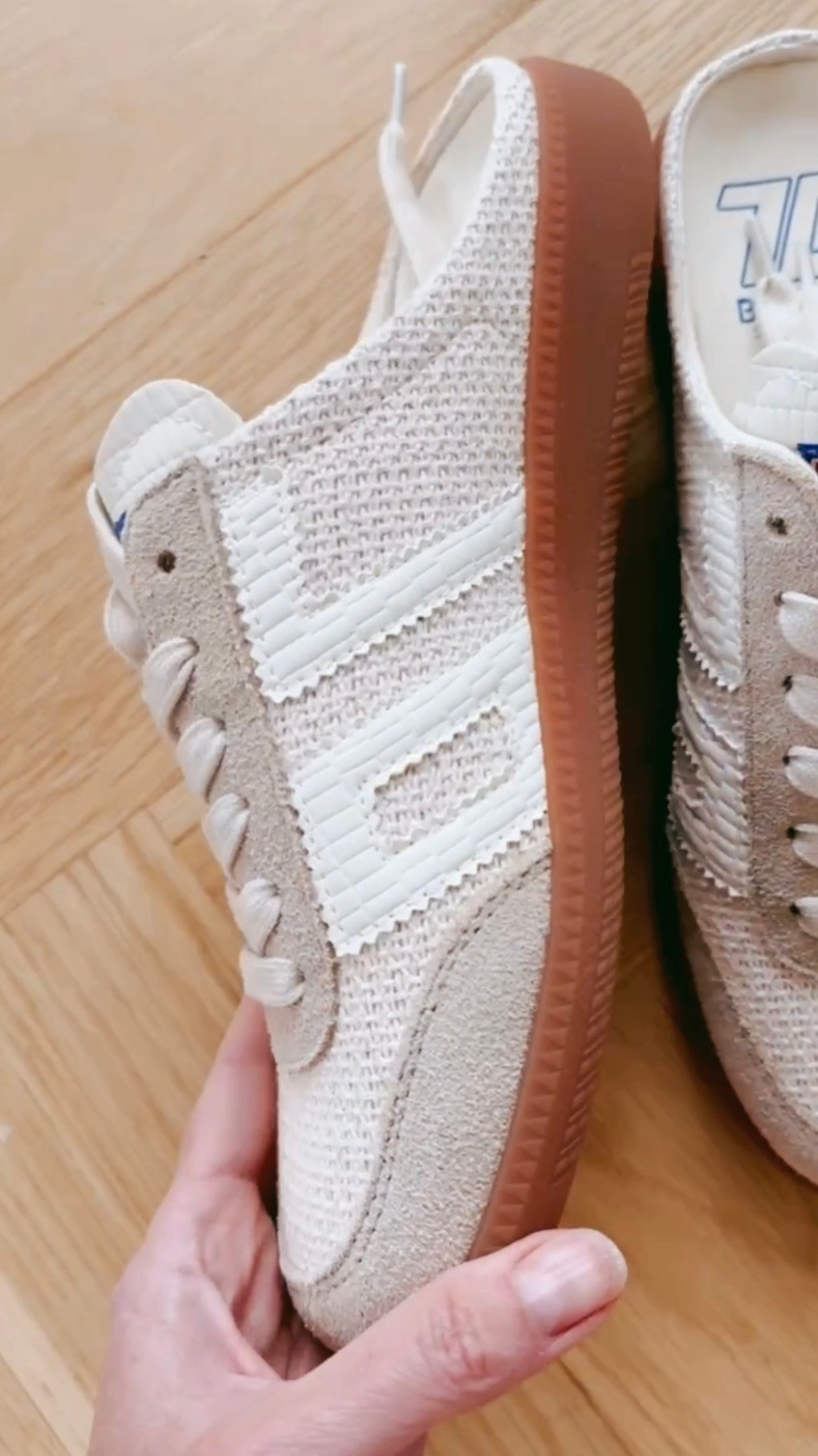 How cute are these slide-on sneaker mules? Super comfy too! Fit runs true to size. 