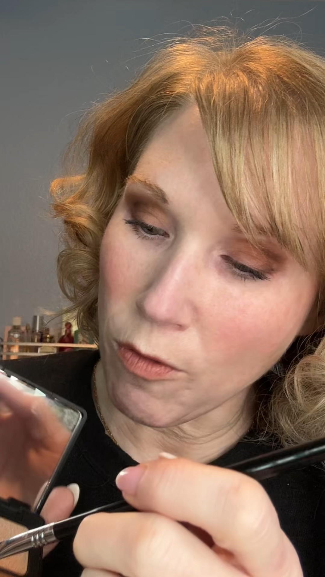 Using a darker eyeshadow as an eye eyeliner when you’re over 50 is the best way to go! 

#LTKOver40 #LTKBeauty