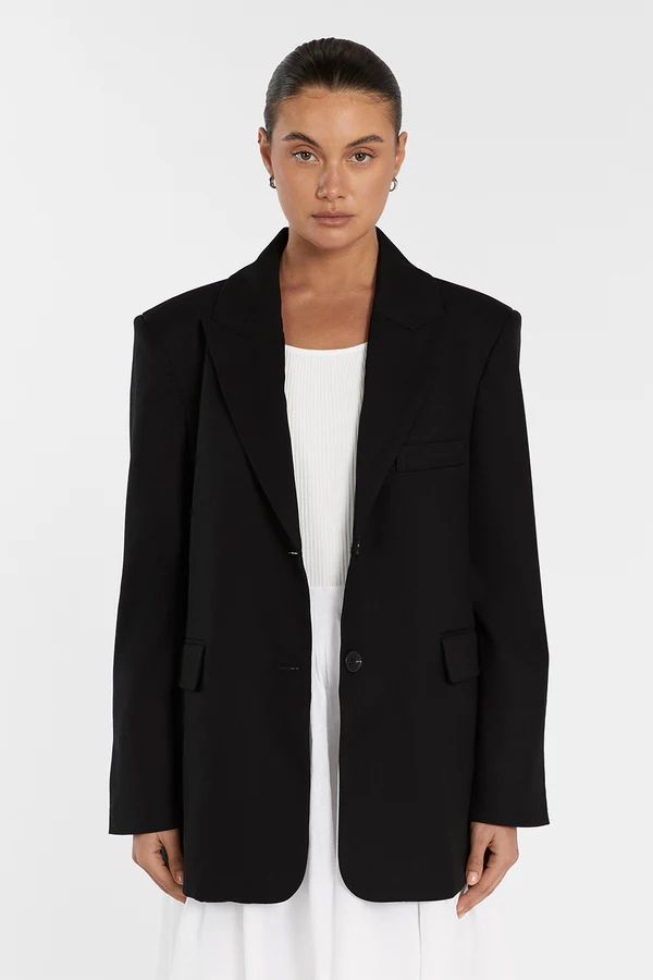 HARLEY BLACK BOYFRIEND BLAZER | DISSH