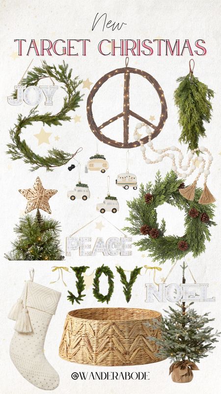 Neutral boho Christmas decor, Target Christmas, neutral Christmas decor

#LTKSeasonal #LTKHoliday #LTKhome