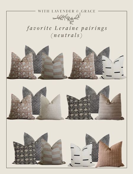 Favorite pairings with our Leraine Indian block print. 

#LTKhome