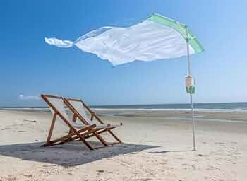 Sail (Ocean Blue), Best Beach Shade, Lightweight, Easy to Use, Sets up in 1 Minute, Cup Holders &... | Amazon (US)