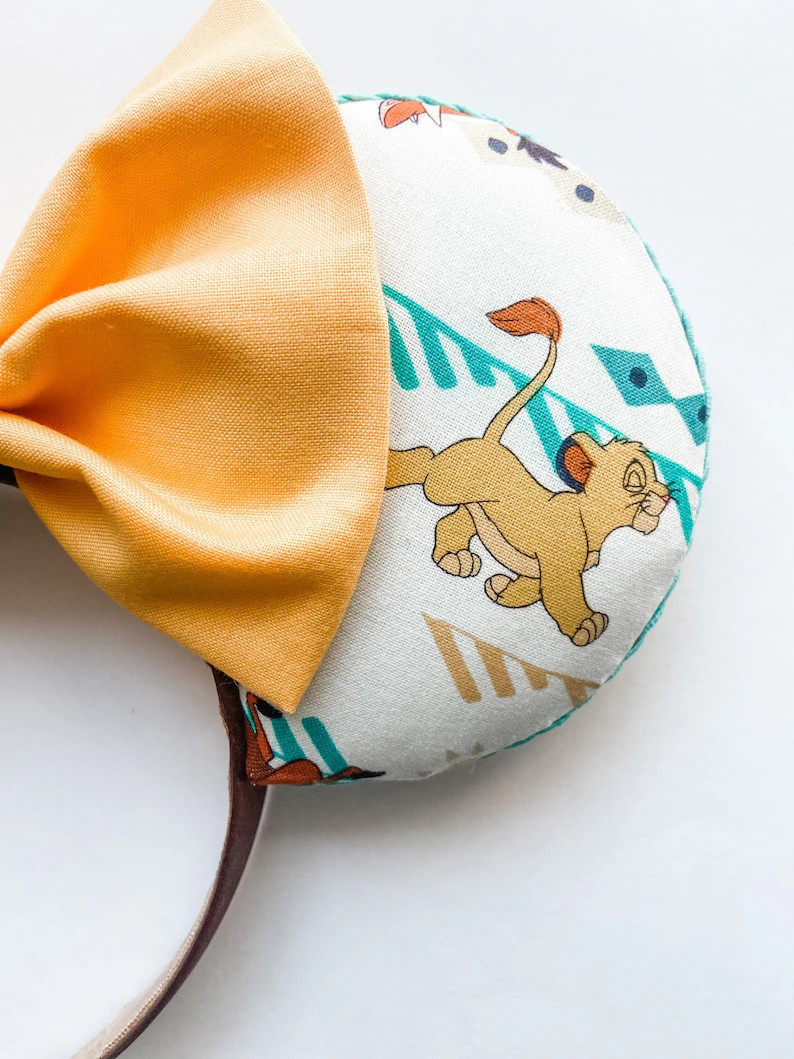 Lion King Inspired Ears, Disney Lion King Ears, Animal Kingdom Ears - Etsy | Etsy (US)