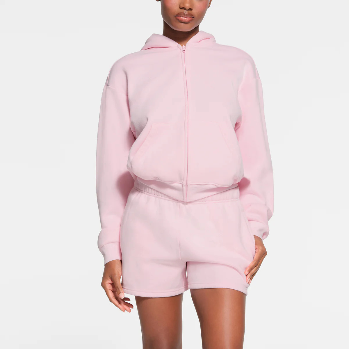 COTTON FLEECE CLASSIC SHORT | CHERRY BLOSSOM | SKIMS (US)