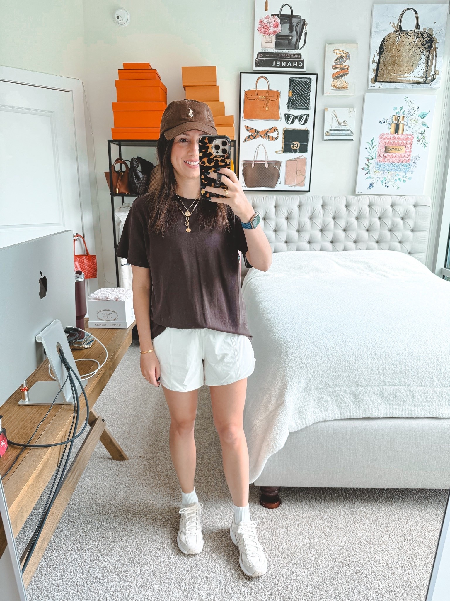 Lululemon all yours tee in espresso with Hotty hot shorts in bone



#LTKStyleTip #LTKSeasonal #LTKFindsUnder100