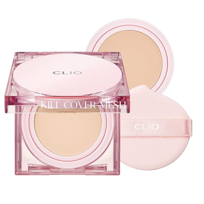 CLIO Kill Cover Mesh Glow Cushion Refill Included (15g*2, 4 GINGER) - Foundation Cushion, Korean ... | Amazon (US)