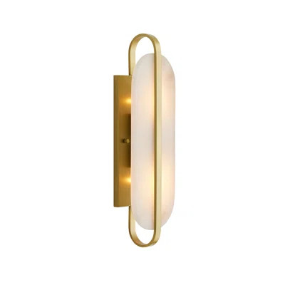Julius 2 - Light Dimmable White Flush Mounted Sconce | Wayfair North America