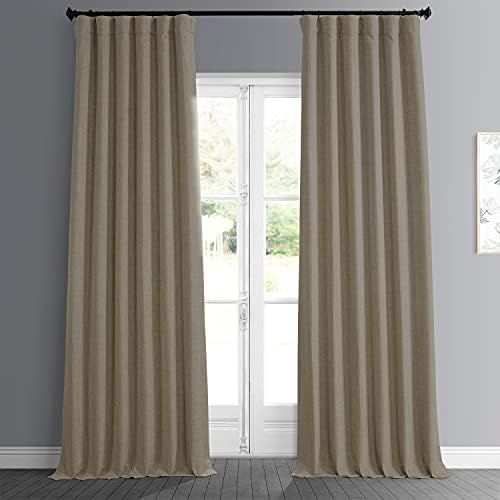HPD Half Price Drapes Faux Linen Room Darkening Curtains for Bedroom & Living Room 50 X 96, BOCH-... | Amazon (US)