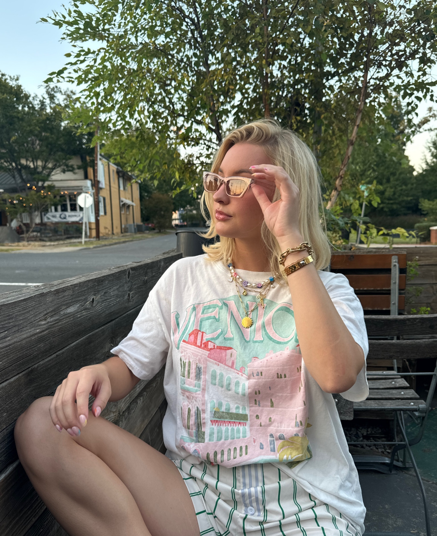 summer fun!! love this outfit!

boxer shorts, graphic tee, tshirt, casual chic, comfy, summer aesthetic, gold jewelry, amazon fashion, amazon finds

#LTKFindsUnder50 #LTKStyleTip #LTKSeasonal