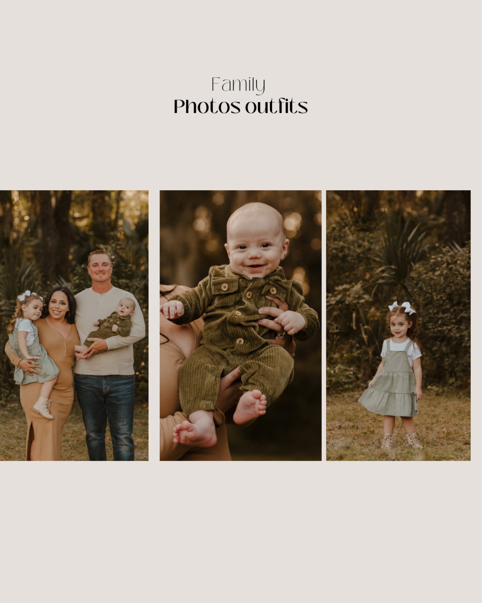 Family photos outfits 

family pictures
Outfits for pictures
Family outfits
Photography 
Family photography
Toddler outfit
Target baby
Old navy baby
Walmart clothes
Walmart toddler
Woman clothing 
Yellow woman dress


#LTKFind #LTKU #LTKfamily