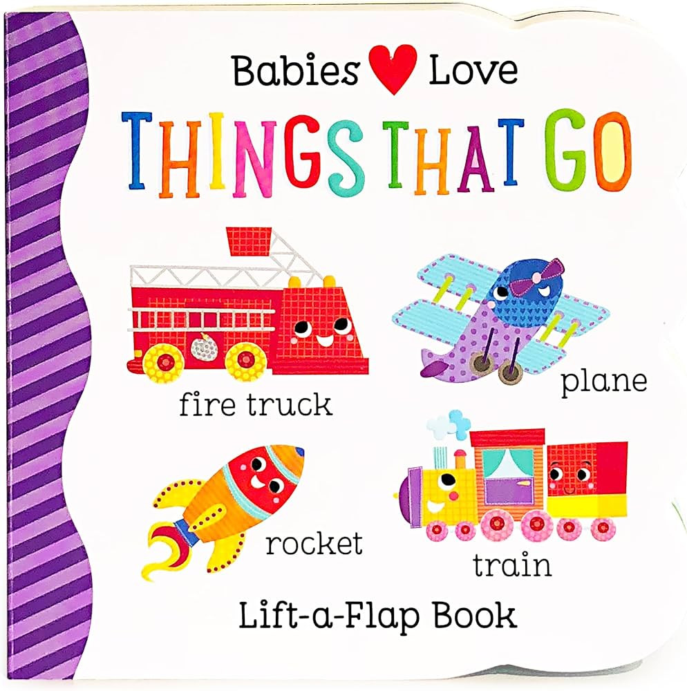 Things That Go Chunky Lift-a-Flap Board Book (Babies Love) | Amazon (US)