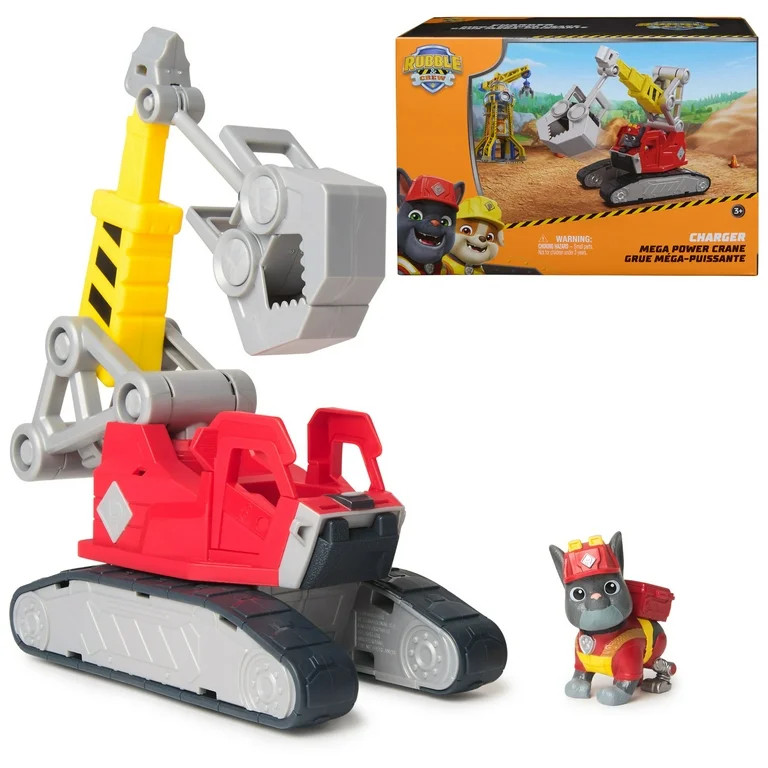 Rubble & Crew, Charger's Mega Power Crane Truck with Charger & Detachable Tools, for Kids 3+ | Walmart (US)