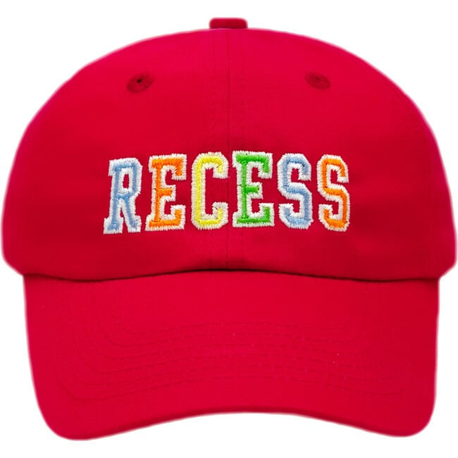 RECESS Baseball Hat, Red | Maisonette