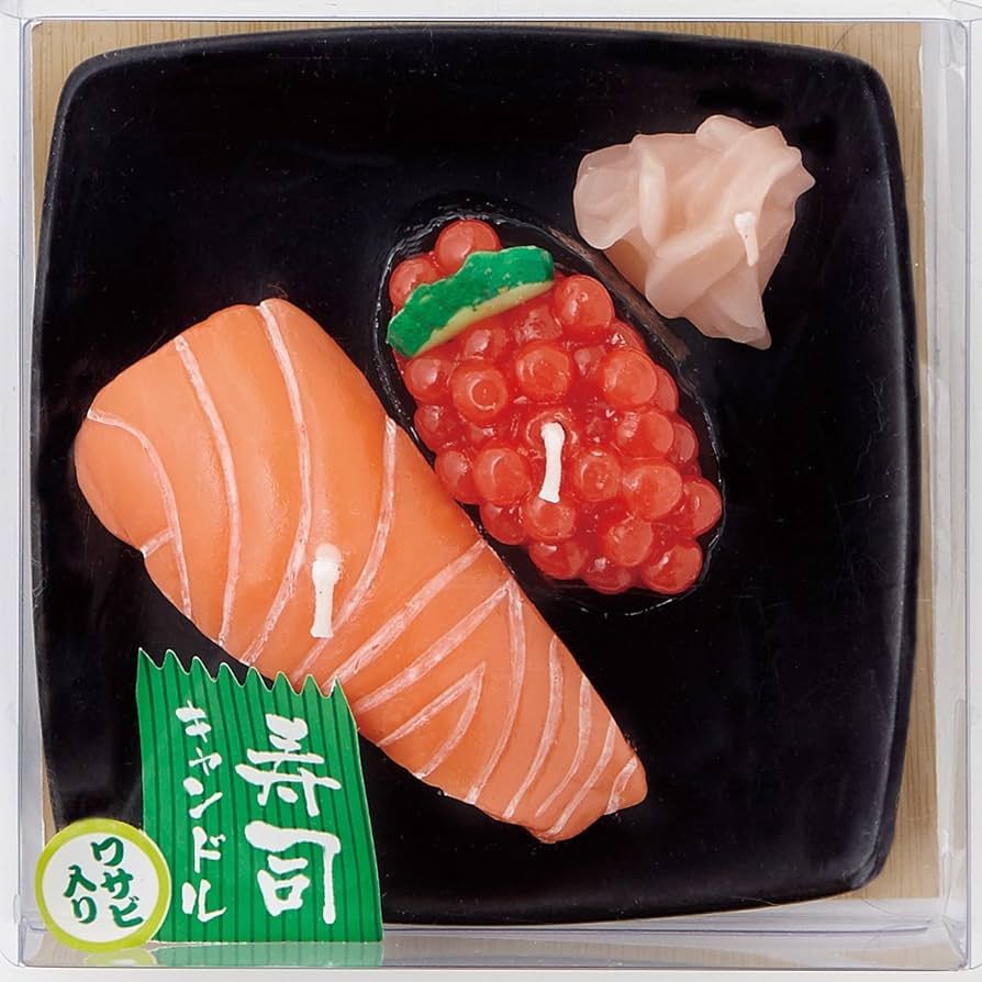 Kameyama 4901435209067 Sushi (Salmon, Ikura) Candle | Amazon (US)