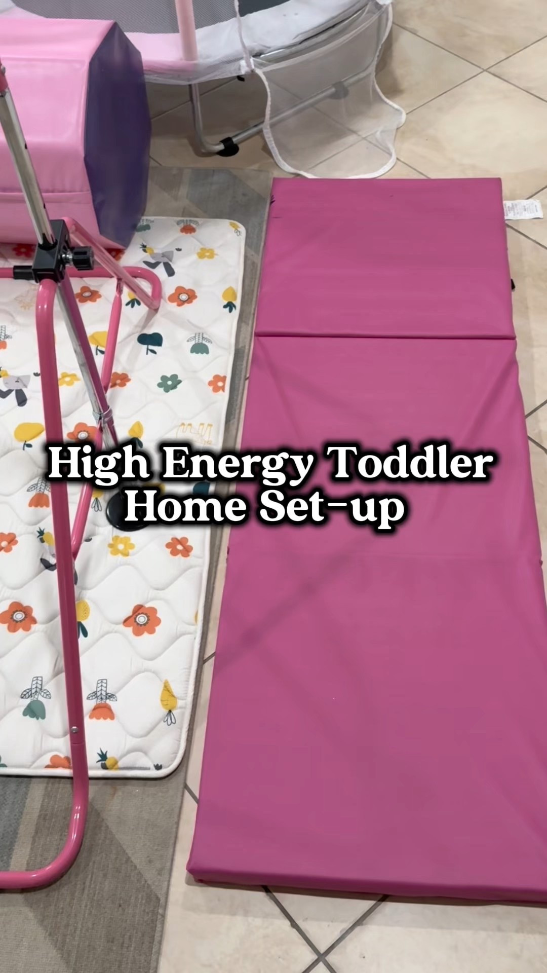 This is my high energy toddler set up that we have at home. My child plays with at least one of these daily. 

Not only is it a great setup to burn energy, but also for child development. It helps with motor skills and cognitive skills. 

What’s your high energy toddler favorite way to burn some energy? 



#LTKmomlife #LTKActive #LTKKids