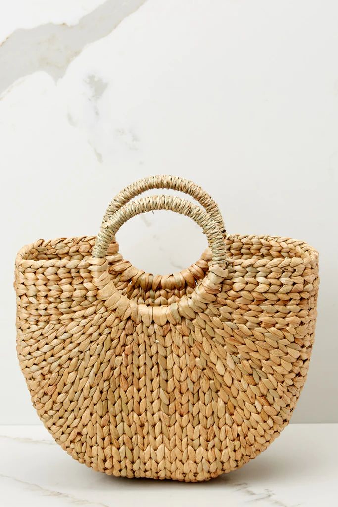 Seaside Excursion Basket Bag | Red Dress 