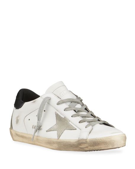 Golden GooseSuperstar Mixed Leather Sneakers | Neiman Marcus