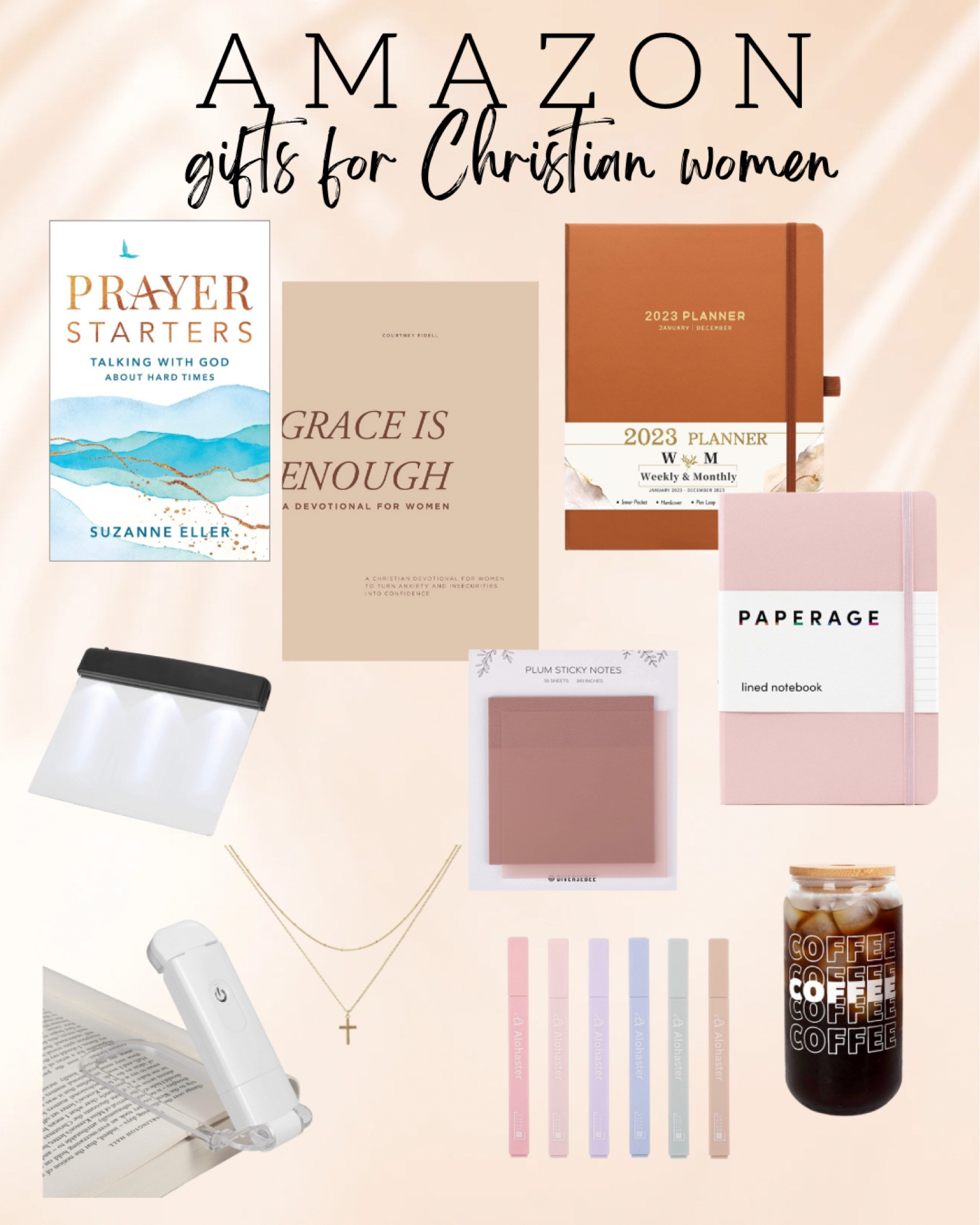 Gift guide for her. Gift ideas for Christian Women. Gifts for Christian Girl. Gifts for Her. Gifts for her under $25 

#LTKGiftGuide #LTKunder50 #LTKhome