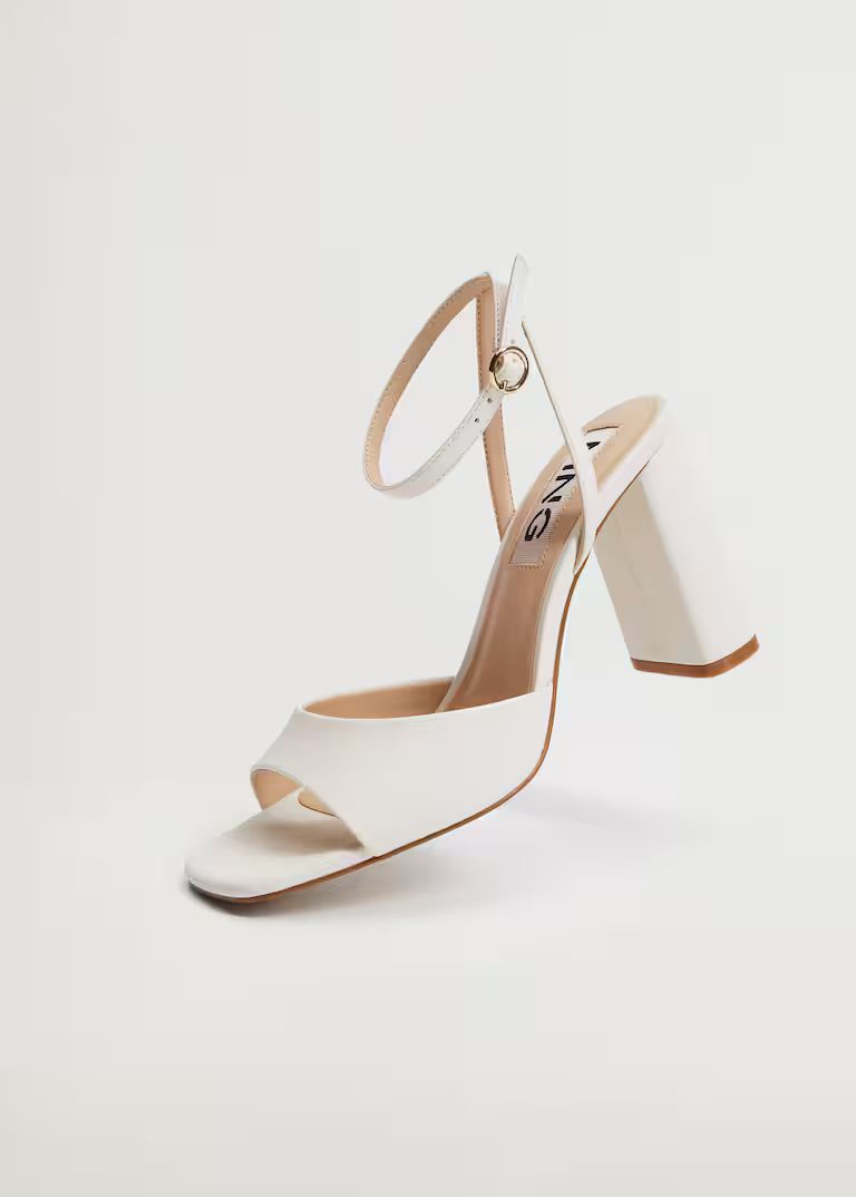 Ankle-cuff heeled sandals | MANGO (UK)