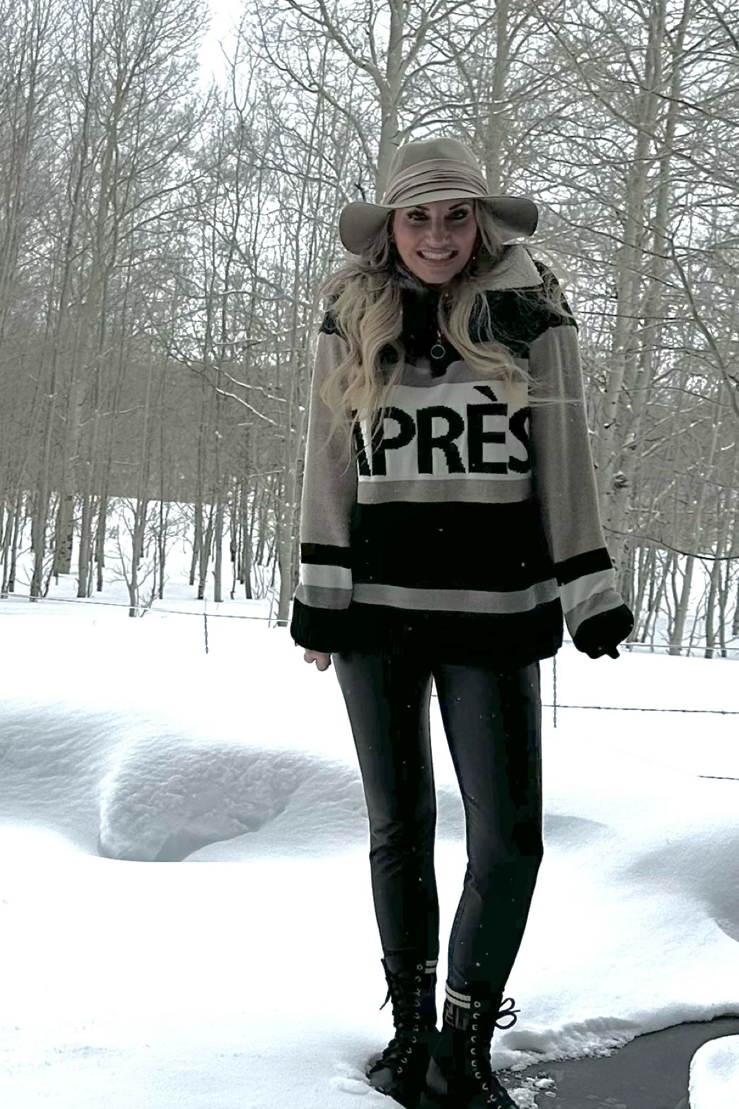 Apres All Day
Pants are Freddy
Hat by Eugenia Kim