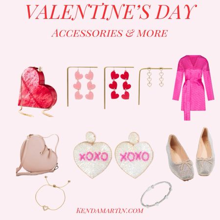 Valentine’s Day 2024 accessories, #pinkheartearrings #redheartearrings #pinkrobe #heartpurse #heartbag #pinkpurse #redbag #ballerinaflats #galentines


#LTKSeasonal #LTKGiftGuide #LTKmidsize