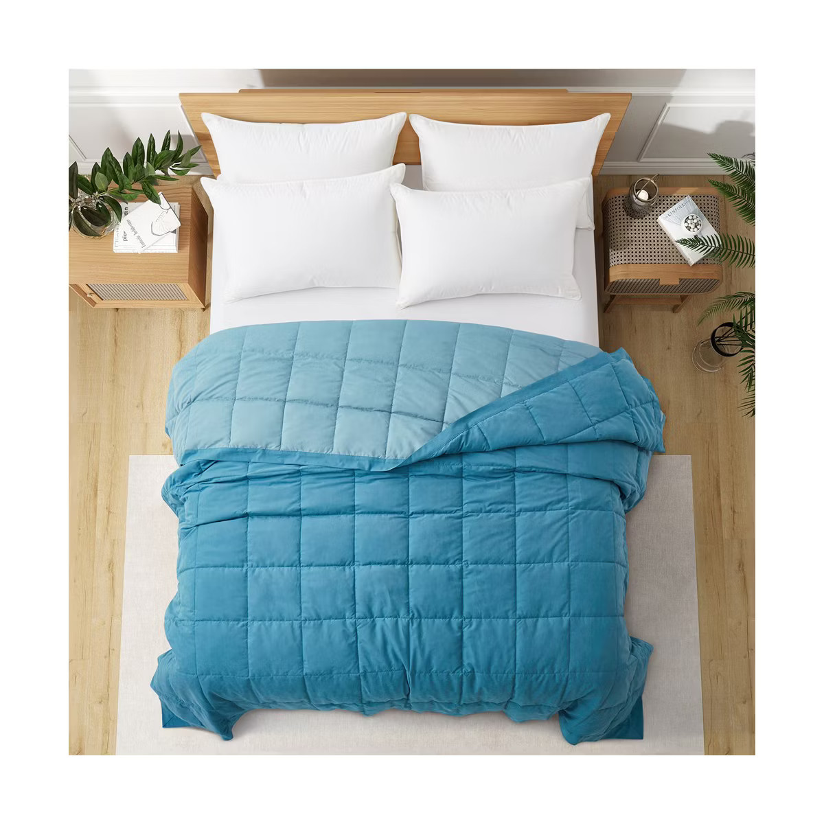 Peace Nest Oversized Reversible Microfiber Bed Blanket, Lightweight and Soft For Summer with Sati... | Target